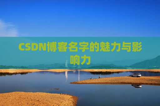 CSDN博客名字的魅力与影响力